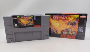 Carro Skyblazer Super Nintendo SNES 100% Auténtico Probado Solo con Caja Personalizada - Imagen 1 de 7
