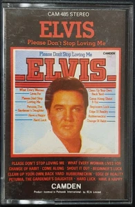 Elvis - Please Don't Stop Loving Me UK Camden ~ CAM 485 Grey Shell Blue Text - Picture 1 of 6