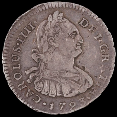 Peru - 1 Real - 1793 (LME IJ) Carolus IV - Image 1 of 2