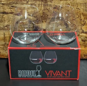 Juego de dos vasos sin tallo para copa de vino Riedel Vivant Pinot Noir  - Imagen 1 de 10
