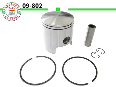 For Yamaha Snowmobile 09-802 Piston Kit STD Bore 60.00mm 8G8-11631-01-96 +Ring  - Image 1 of 4