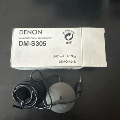 Micrófono de calibración omnidireccional Denon DM-S305 para receptor de sonido envolvente Foto 1 de 4