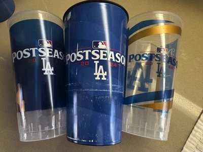 CUP Los Angeles Dodgers 2024 Postseason (Lot of 3 Cups & Designs) You Get All 3 - Изображение 1 из 3