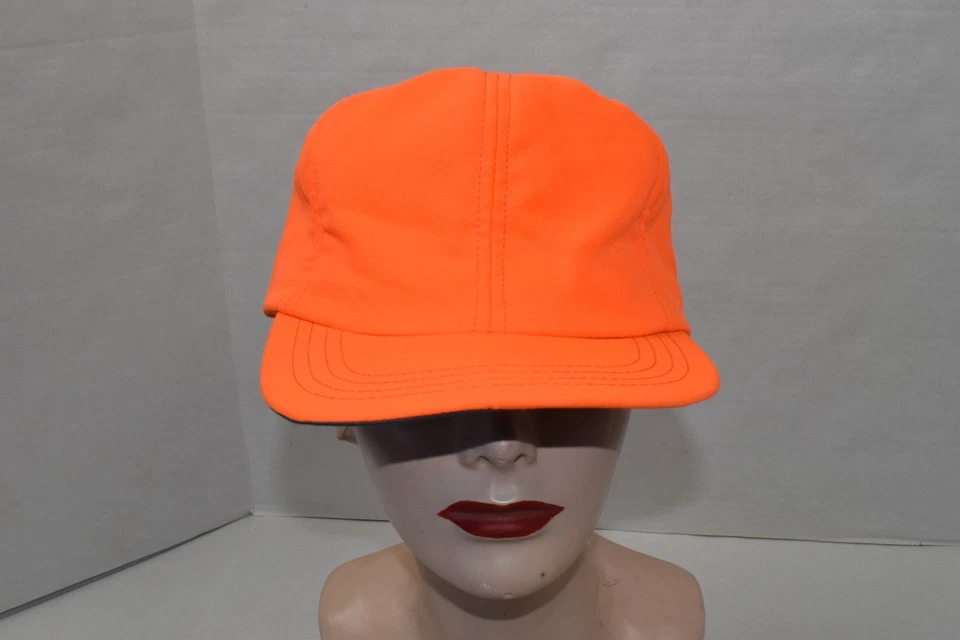 Винтажная оранжевая шляпа размер M 60-х 70-х P США флаг заправленный клапан отличном - Изображение 1 из 4