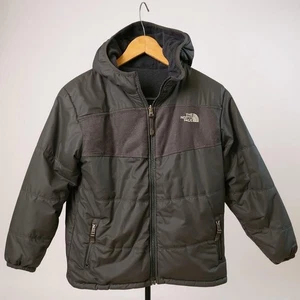 The North Face Wendejacke fast schwarz und tiefgrau (14/16 JUNGEN LARGE) - Bild 1 von 4