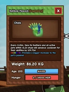 Peacock Gag 15 Second (not Modded Read Description!!) - Picture 1 of 1