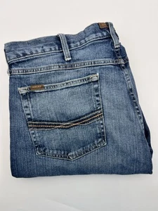 Ariat Legacy M4 Relaxed Boot Cut Jeans Men 38x36 Fits 38X35 Denim Cowboy Western - Picture 1 of 18
