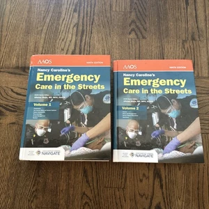 AAOS Nancy Caroline's Emergency Care in the Streets 9th Edition Volume 1 & 2 - Picture 1 of 6