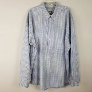 Joseph & Feiss button front 80's 2-ply non-iron career men cotton shirt sz 3XLT - Picture 1 of 6