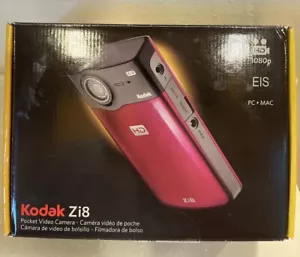 Kodak Zi8 High Definition Pocket Digital Video Camera 5MP New In Box - Aqua - Picture 1 of 4
