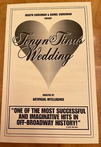 Playbill - TonyN'Tina's Hochzeit - Vinnie Black's Coliseum - OffBroadway - Tischkarte - Bild 1 von 4