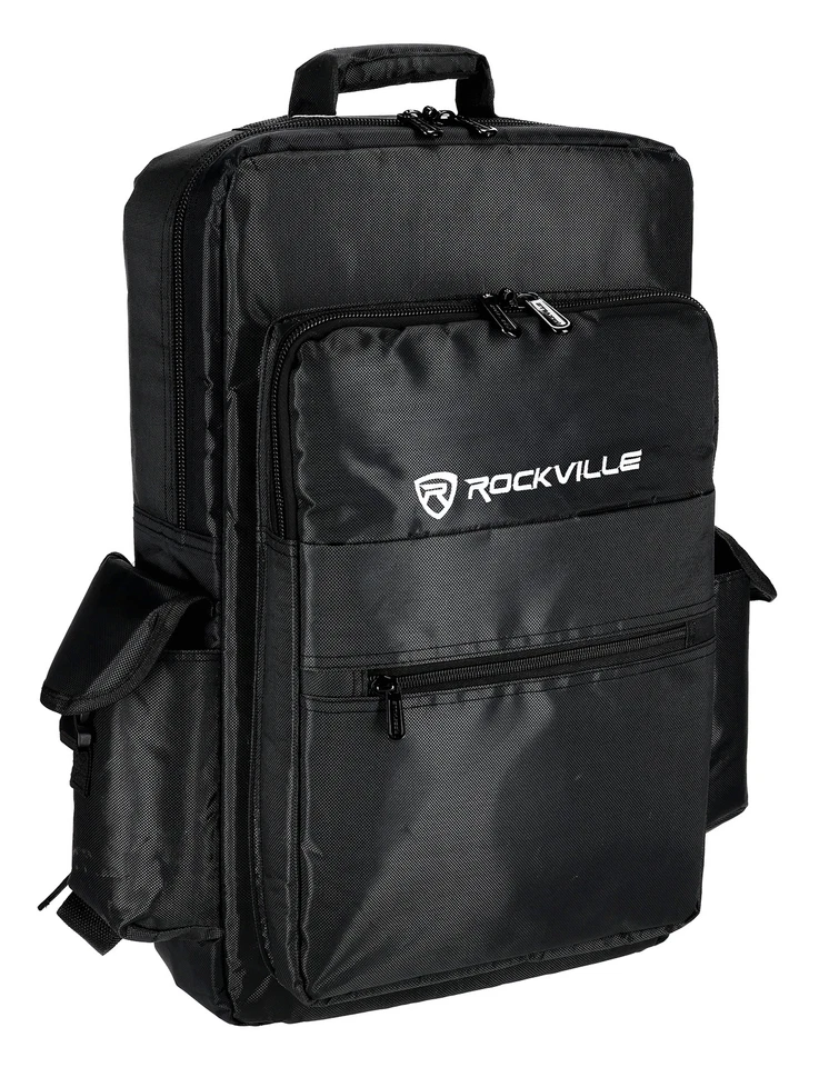 Rockville RVBAG25 22" x 14" Padded Bag Backpack For DJ Controller/Mixer/Keyboard - Image 1 of 4