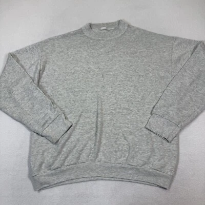 Vtg Fruit Of The Loom Sweatshirt Small Gray Lightweights 80s 90s Pullover - Image 1 of 4