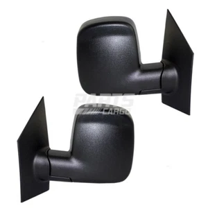 New Fits 2003-2007 Chevrolet GMC Express Savana Van Right And Left Manual Mirror - Picture 1 of 2