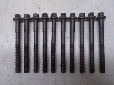 CD3 Volvo Penta AQ125A AQ120B AQ140A Cylinder Head Bolt Screw 1306341 Set of 10 - Image 1 of 2