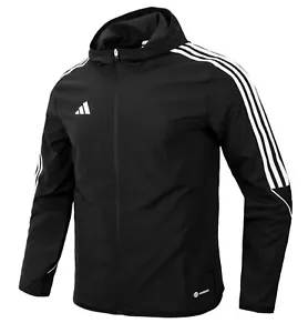Adidas Herren Tiro 23 Liga Sportjacke schwarz Windbreaker Top Jacken HZ9066 - Bild 1 von 8
