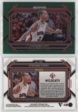 2023-24 Panini Prizm Draft Picks Green Prizm Variations Stephen Curry #53