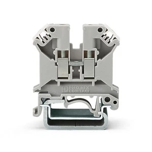 10pcs PHOENIX UK 5 N 3004362 Feed-through Terminal Block 2 Connections Gray New - Picture 1 of 5