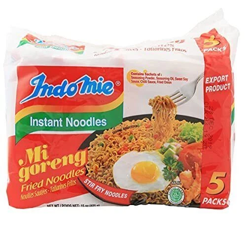Indomie Mi Goreng Instant Noodles - 6 Pack