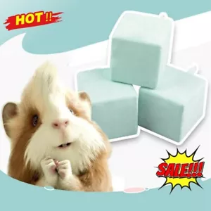 Hamster Rabbit Rat Guinea-pig Calcium Mineral Chew Cube Teeth Grinding Toys一 - Picture 1 of 12