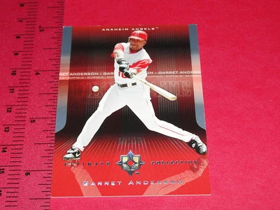 2004 Ultimate GARRET ANDERSON #71 Platinum Variant Rare SP/10 Los Angeles ANGELS - Image 1 of 2