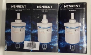 Nenrent Refrigerator Replacement Filter Three Pack WQ-86S1 - Picture 1 of 5