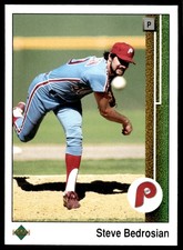 1989 Upper Deck Steve Bedrosian Philadelphia Phillies #511