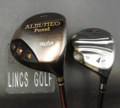 Set of 2 Hexus ALM/NEO Proud Driver & 17º 4 Wood Stiff Graphite Shafts - Image 1 of 4