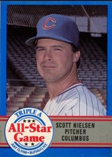 1988 ProCards Columbus Clippers SCOTT NIELSEN RC YANKEES MARINERS SALT LAKE CITY