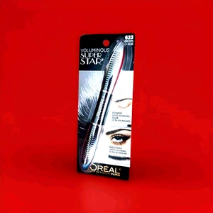 NEW SEALED L'OREAL Voluminous Super Star Mascara & Primer Loreal 623 Black Brown - Picture 1 of 4