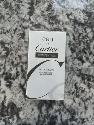 Cartier Eau de Concentree 3,4 OZ eau de toilette para mujer, sellado Foto 1 de 2