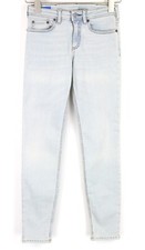 ACNE STUDIOS Climb Light Blue W25/L32 Women Jeans light Stretch Skinny Zip-Fly