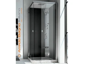 CABINA BOX DOCCIA MULTIFUNZIONE SOUND IDROMASSAGGIO 120X80 INTEGRA - Foto 1 di 2