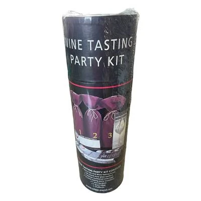 Kit de fiesta de cata de vinos NUEVO CON puntas de vino y guía de cata de vinos incluye invitación Foto 1 de 2