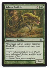 MTG 10th Edition Uncommon Sylvan Basilisk, M to NM, NBP