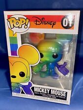 Funko Pop! Mickey Mouse #01 Mickey Mouse Collectable Disney Rainbow Pride APRIL