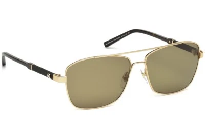 NWT Montblanc Sunglasses MB 589S 28H Polarized Shiny Rose Gold / Brown NO CASE - Image 1 of 3