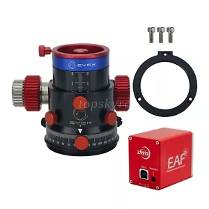 CYCK 42mm Travel Telescope Focuser with Convex Adapter Ring + EAF Focuser -new - Picture 1 of 7