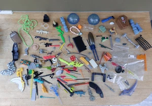 LOTE DE COLECCIÓN DE FIGURAS DE ACCIÓN AÑOS 80/90 JUEGO PIEZAS Y ACCESORIOS - Imagen 1 de 15