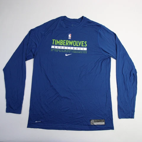 Minnesota Timberwolves Nike NBA Authentics Nike Tee Long Sleeve Shirt Men's Cover