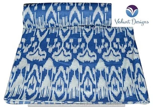 Indian Cotton Sewing Craft Ikat Handcrafted 10 Yard Ethnic Fabric - Picture 1 of 5