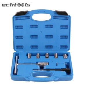 echtools 7-tlg. Diesel-Injektor-Sitzfräser-Reiniger, Universal-Injektor-Reibahle - Bild 1 von 5