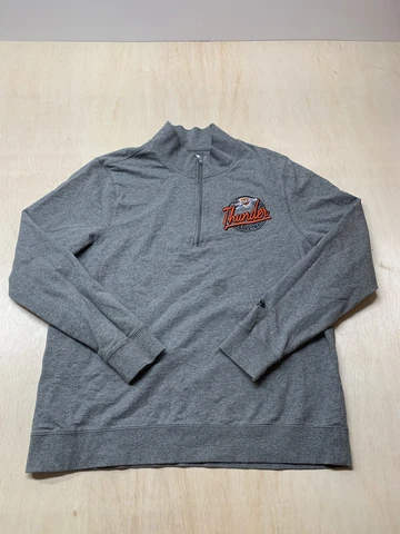 Oklahoma City OKC Thunder NBA New Era Mens 1/4 Zip XL Sweater Cover