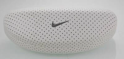 Nike Blanco Metal Cierre a Presión Gafas de Sol Estuche con Swoosh Plateado 2 piezas Foto 1 de 3
