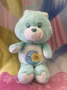 13" PLUSH VINTAGE 1980s BLUE MOON NIGHT STAR BEDTIME CARE BEAR COLLECTIBLE TOY - Picture 1 of 5