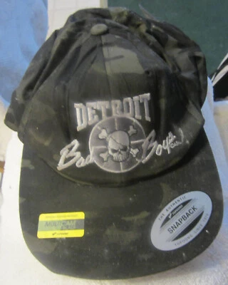 1 Sombrero Detroit Pistons NBA Bad Boys Snapback The Classics Yupoong Negro Camuflaje De Colección Foto 1 de 4