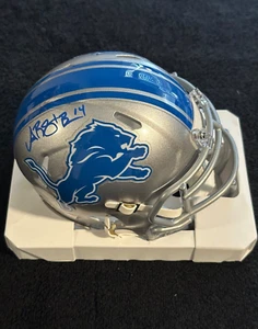Amon-Ra St. Brown signierter Detroit Lions Mini Helm Echtheitszertifikat - Bild 1 von 8