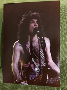 Kiss Paul Stanley singing in concert photo No Makeup 3 x 5 - Picture 1 of 2