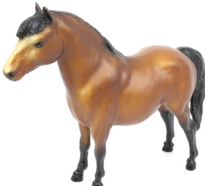 Vintage Breyer Moulding Shetland Pony 23 Bay Brown Bald Face Traditional USA - Picture 1 of 8