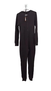 SKIMS Size XL Waffle Knit Brown Dark Chocolate Loungewear Jumpsuit NWT - Picture 1 of 8